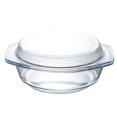 thumbnail image 1 of 1 Pce Bol en Verre pour la Maison Bol Rond pour Micro-Ondes Bol Résistant à la Chaleur avec Couvercle, 1 of 6