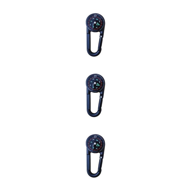 Youkk Multifunctional Hiking Carabiner Lightweight For Outdoor Adventures Durable And Functional Aluminum black 3Set