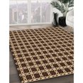 thumbnail image 3 of Ahgly Company Tapis d'Intérieur Lavable à la Machine, Carré, Transitionnel, Brun Sable Brun, Tapis de Zone, 6 Pieds Carré, 3 of 7
