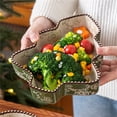 thumbnail image 4 of Ceramic Sakura Pie Pan Heart Shape Christmas Tree Shape Baking Dish for Lasagna, Apple Pie, 4 of 7