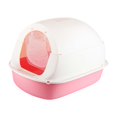 thumbnail image 3 of GROWTH TANK Enclosed Cat Litter Box Open Top with Front Door Flap Easy Cleaning Anti Pink, 3 of 9