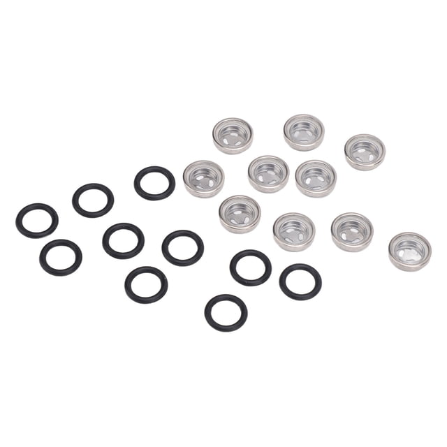 10pcs Motorcycle Brake Oil Pump Sight Glass, Brake Master Cylinder Reservoir Sight Gasket Set with O Ring, Motorcycle Front Rear Brake Clutch Master for Most Motorcycles And ATVs