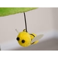 thumbnail image 2 of Vibrant Life 24" Sunflower Cat Sisal Scratching Post with Soft Perch, Scratching Ramp, Green/Yellow, 2 of 8