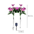 thumbnail image 2 of TIMIFIS Decorative Lights Solar Flower Lights Outdoor, Solar Flowers Garden Decorative Lights LED Stake Lights Auto On/Off Bright up to 8 Hrs Lighting & Ceiling, 2 of 5
