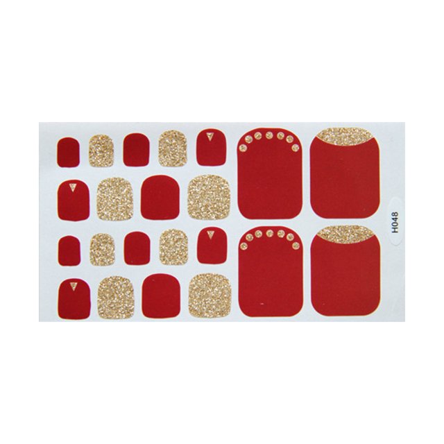 RYRDWP Foot Stickers Stickers Waterproof Foot Nail For Female DIY Nail Decoration
