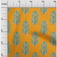 thumbnail image 1 of oneOone Georgette Viscose Fabric Leaves & Floral Block Fabric Prints By Yard 42 Inch Wide, 1 of 5