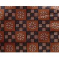 thumbnail image 4 of oneOone Georgette Viscose Fabric Geometric & Floral Block Print Fabric By Yard 42 Inch Wide, 4 of 4