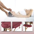 thumbnail image 4 of Table de Massage Portable Lit de Massage Lit de Spa Hauteur Réglable Table de Massage Table de Massage 2 Plis 73 Pouces de Long 28 de Large Table de Massage Berceau Salon Facial Lit de Tatouage, 4 of 7