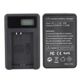 thumbnail image 1 of Portable Battery Charger SEIVI  E12  Camera Battery LCD Charging Display USB Intelligent Desktop Chargers For   100D   M   M2   M10 Single Slot, 1 of 8