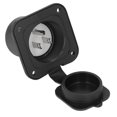thumbnail image 4 of Flange Power Inlet, 15A 125V Male Receptacle Nickel Plated Brass Straight Blade  For Electronic Devices, 4 of 8
