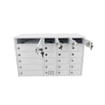 thumbnail image 3 of FixtureDisplays® 24-Slot Cellphone iPad USB Charging Station Lockers Assignment Mail Slot Box 24 W x 15 H x 8"D Big (8.2") and Small (4.4") Slots 15255-USB, 3 of 8