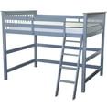 thumbnail image 1 of Humboldt Lit Mezzanine Complet Haut avec Échelle Inclinée Gris, 1 of 2