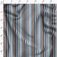 thumbnail image 4 of Soimoi Blue Modal Satin Fabric Vertical Stripe Print Fabric by Yard 42 Inch Wide, 4 of 5