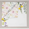 thumbnail image 4 of Vargottam Collection de Luxe Linge de Table Décor Serviette en Coton Tissu Imprimé Serviettes Réutilisables Ensemble de 12, 20 X 20 - Fleurs de Printemps, 4 of 6