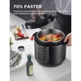 thumbnail image 2 of Midea 12-In-1 Electric Pressure Cooker 8 Quarts 12 Presets Multi-Functional Programmable Slow Cooker Rice Cooker Steamer Saut? Pan Yogurt Maker And More Stainless Steel, 2 of 5