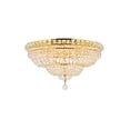 thumbnail image 2 of Elegant Lighting Tranquil 24" 12 Light Royal Crystal Flush Mount, 2 of 4