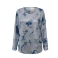 thumbnail image 3 of Hauts à Manches Longues pour Femmes Décontractés Mode Féminine Décontractée Col Rond Noué Manches Longues Chandail Ample, 3 of 6