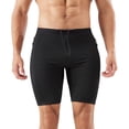 thumbnail image 1 of Diufon Men's Athletic Shorts Cotton Linen Drawstring Waisted Outdoor Sport Shorts Spring Summer Shorts with Pockets, 1 of 6