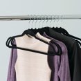 thumbnail image 5 of Home Basics FH01140 Cintre en Velours Sunbeam Noir,, 5 of 5
