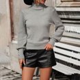 thumbnail image 1 of Dvkptbk Chandails pour Femmes Mode Décontractée Couleur Manches Longues Col Rond Chandail Vêtements en Liquidation, 1 of 9