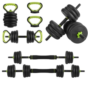 4-in-1 Adjustable Dumbbell Set – 88 lbs Free Weights for Home Strength Training – Converts to Barbell, Kettlebell & Push-Up Stand – Non-Slip Grip, Weight Plates Included – For Men & Women
