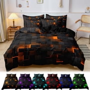 Sentmoon Duvet Cover Duvet Cover Set 3-Piece (1 Duvet Cover 86"X78" + 2 Pillow Shams 30"X20") - Prewashed for Softness, Hidden Zipper Closure, Breathable, Hotel-Quality Bedding