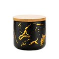 thumbnail image 1 of Ceramic Sugar Bowl with Bamboo Lid Home Decor Jars for Organization, 1 of 8