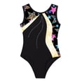 thumbnail image 3 of LiiYii Shiny Gymnastic Leotards For Girls Modern Ballet Dance Performance One Piece Outfit Yellow 6, 3 of 5