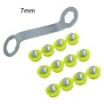 thumbnail image 1 of 12Pcs Football Boot Studs Soccer Studs 7mm 10mm Replacement Spikes Green 7mm+10mm, 1 of 9