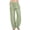 Green, variant on Women's Linen Pants Elastic High Waist Drawstring Wide Leg Palazzo Yoga Trousers Dress Pants for Women Business Casual High Waist Womens Business Casual Pants Size 2 Formal Short Pants for Women