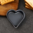 thumbnail image 3 of 4in Kids Baking Compatible Easy | Pan Nonstick Steel Oven Pans With For Girls Or Boys Mini Cake Non Stick Heart Round Square Cartoon Pattern Baking Tools Small Cake Mould Can Sealer Mylar Sealer Hands, 3 of 3