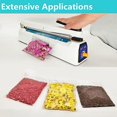 thumbnail image 4 of Impulse Heat Sealer Bag Sealer Machine Handheld Sealer Packaging Machine 3mm Sealing for Bag Width Sealing Machine for Self Sealing Plastic with Extra 4 Replacements 2 Fuse Kit(12 inches), 4 of 4