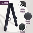 thumbnail image 2 of PRISP Folding Gymnastics Beam for Home Practice; Foam Balance Beam for Kids and Adults, 8FT, Black, 2 of 6