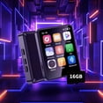 thumbnail image 2 of TopLLC MP4 Player with Bluetooth, Portable Mini 1.8" Touch Screen Music Player with Speaker, Lossless Digital Audio Player with Voice Recorder FM-Radio E-Book and Alarm for Student Sports Office(16GB), 2 of 7