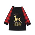thumbnail image 2 of Tenues Assorties pour la Famille Ensemble de Pyjamas de Noël Assortis Pjs de Noël pour la Famille Ensemble Haut à Carreaux Rouges et Pantalons Longs Ensembles de Vêtements de Nuit Pyjamas Pantalons en Liquidation, 2 of 9