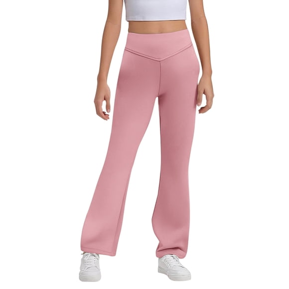 Girls Dressy Bottom Flare Pants for School in Girls Pants Category Everyday Comfortable Fit for 5– Years