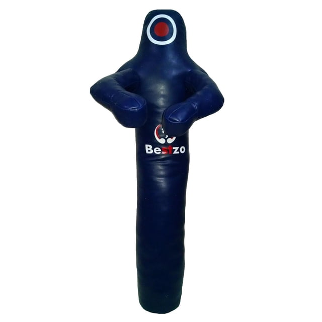 Bestzo MMA Jujitsu Judo Sac de Frappe Mannequin de Grappling Bleu