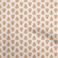 thumbnail image 1 of oneOone Georgette Viscose Mustard Yellow Fabric Asian Block Sewing Craft Projects Fabric Prints By Yard 42 Inch Wide, 1 of 4