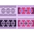 thumbnail image 1 of Ahgly Company Machine Washable Indoor Rectangle Transitional Blossom Pink Area Rugs, 7' x 10', 1 of 7