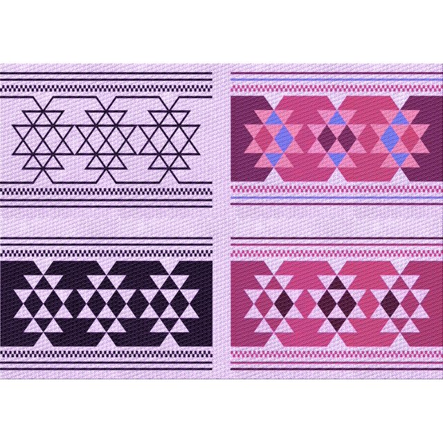 Ahgly Company Machine Washable Indoor Rectangle Transitional Blossom Pink Area Rugs, 7' x 10'