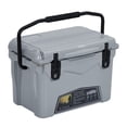 thumbnail image 2 of Kojooin 20 Quart Camping Cooler with Wheels, Portable Insulated Rolling Cooler Box with Lockable Lid for Beach or Picnic, 2 of 8