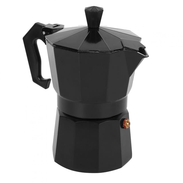 Démontable Ergonomique Résistant aux Hautes Températures Cafetière à Expresso, Cafetière à Expresso, Bureau pour Maison Rouge, Noir