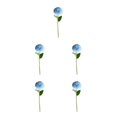 thumbnail image 3 of Baohd 1/2/3/5 10pack/lot Realistic Appearance Artificial Flower For Party Decor And Home Decor Light Blue 5PCS, 3 of 6