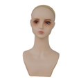 thumbnail image 2 of Xuanheng Female Mannequin Head Manikin Head Bust Versatile Display Prop Tabletop Display Style F, 2 of 8