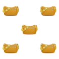 thumbnail image 1 of Transemion Crossbody Bag Premium For Multipurpose Large Capacity Polyester Messenger Bag Multiple Occations Premiun Gift yellow 5Set, 1 of 6