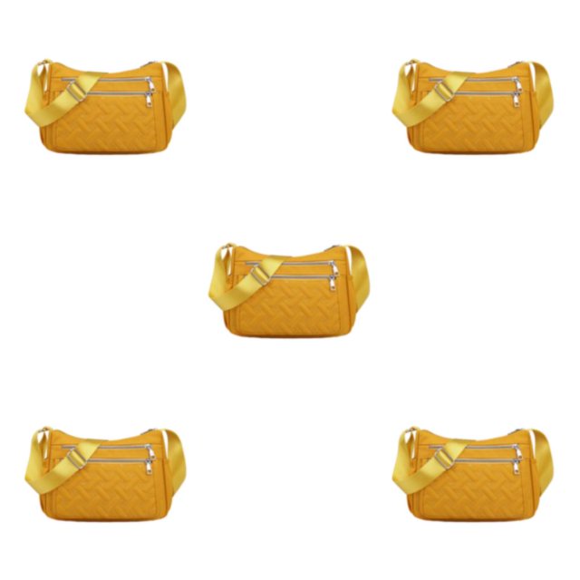 Transemion Crossbody Bag Premium For Multipurpose Large Capacity Polyester Messenger Bag Multiple Occations Premiun Gift yellow 5Set