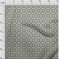 thumbnail image 3 of oneOone Viscose Jersey Light Mint Green Fabric Asian Suzani Fabric For Sewing Printed Craft Fabric By The Yard 60 Inch Wide, 3 of 5