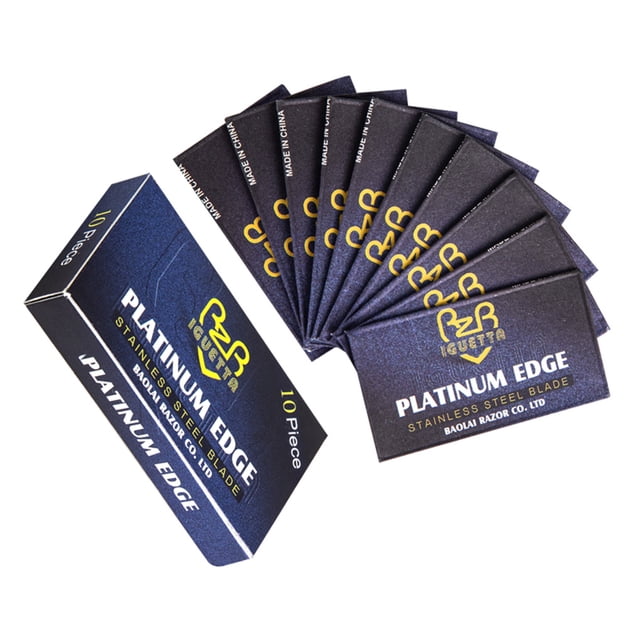Lames de Rasoir pour Hommes Lame en Acier Inoxydable Tranchante Rasoirs de Sécurité Classiques Épilation de Barbe Accessoires de Rasage Visage Jambe Aisselles Type 1