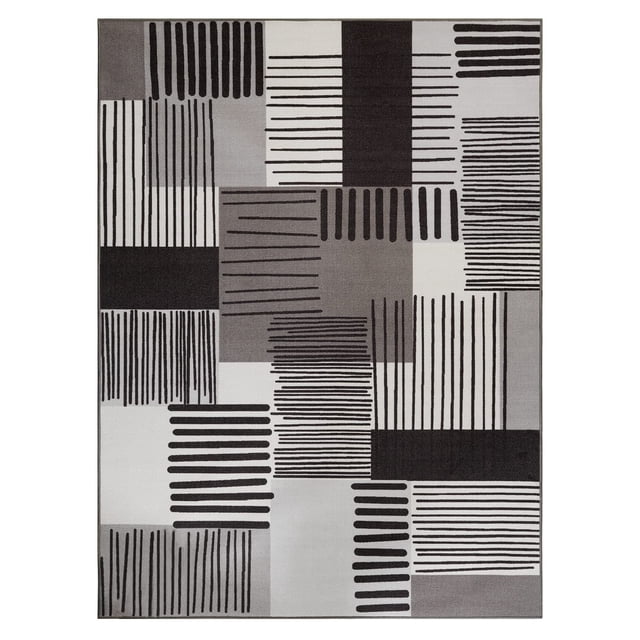 BY COCOON 8'x10' Area Rugs | Area Rugs for Living Room Bedroom Rug Washable Rug (240 Cm x 310 Cm Grey Rug)