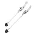 thumbnail image 3 of Bicycle Hub Quick Release Lever, 145mm 185mm 2Pcs Various Colors Easy To Install Quick Release Skewer  For Road Bikes For Mountain Bikes Silver, 3 of 8